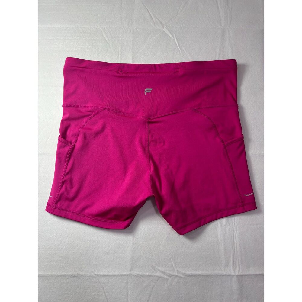 Fabletics Motion365+ High-Waisted Hot Pink Biker Shorts Pockets XL